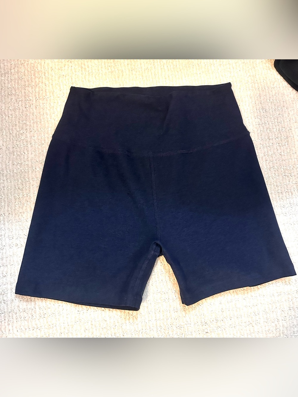 Beyond Yoga Navy High-Waisted Biker Shorts Women’s